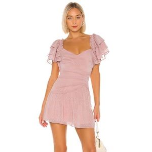 Tularosa mini dress in pink size xl
